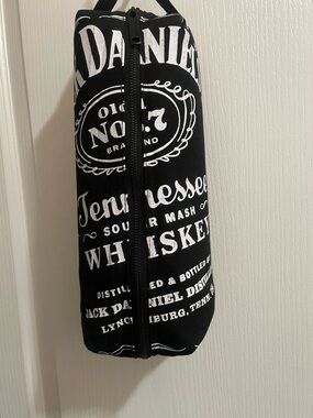 Jack Daniels Black and White Toiletry / Bottle Bag